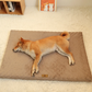 3D Foam Pet Bed With Removable Washable Faux Fur Cover Orthopedic Waterproof Dog Bed For Crate Anti-Slip Bottom Dog Bed