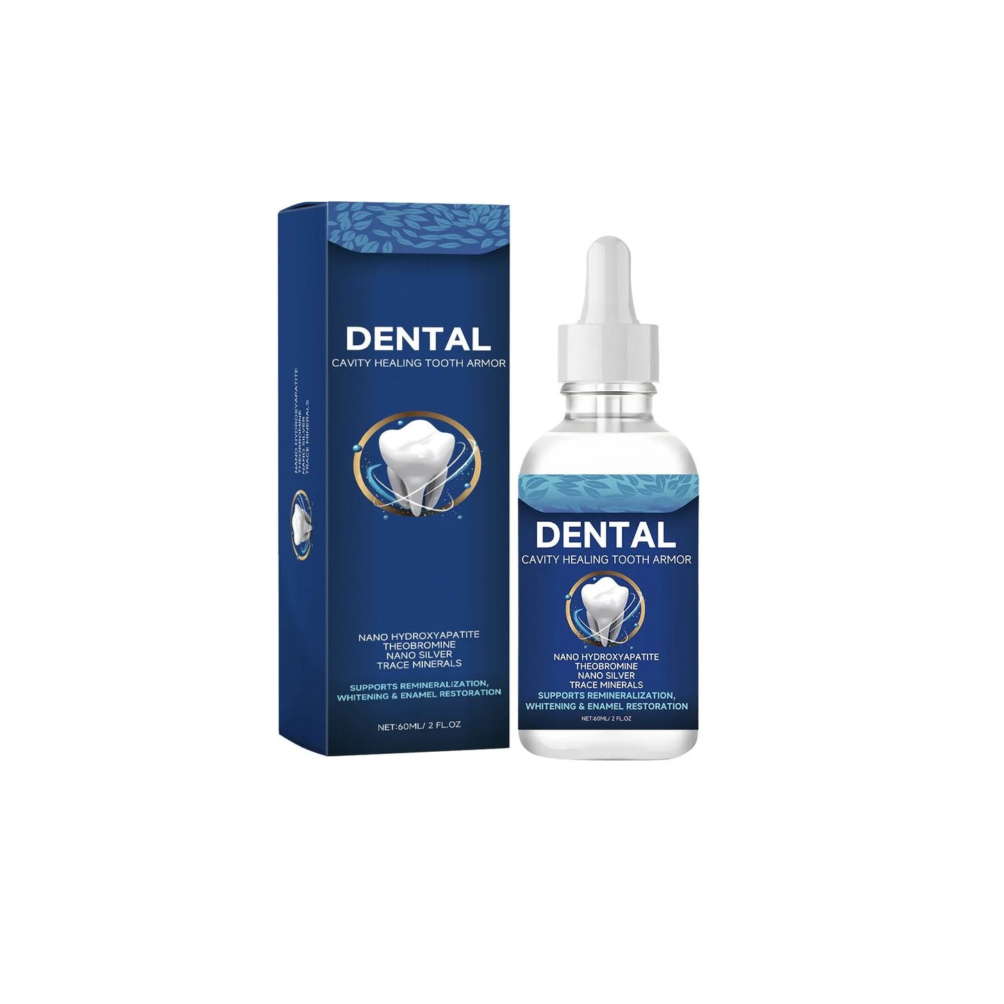 Oralhoe Dental Care Liquid Lasting Freshing Breath Deep Cleaning Oral Hygiene Removes Plaque Stains Teeth Brightening Serum 60ml