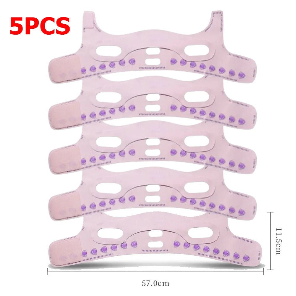 Adjustable Face Sculpting Sleep Mask Elastic Slimming Strap Lifting Tightening Mask Breathable Skin Care V Line Shaping Mask