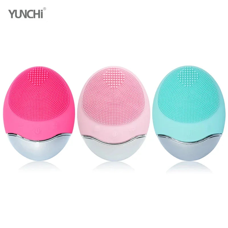 Electric Facial Cleansing Brush Massage Spa Skin Instrument Pore Cleaner Meter Cleaning Cleanser Tools