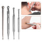 1pc Stainless Steel Acupuncture Stick - Double-Ended, with Large Heads for Acupoint Massage