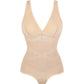 Bodysuit Shapewear for Women Tummy Control V-Neck Cross Design Butt Lifting Shaper Invisible for Daily Wear