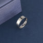 Fashion Charm Jewelry Ring for Men Women Stainless Steel Black Rings Wedding Engagement High Quality Matte Male Accessory