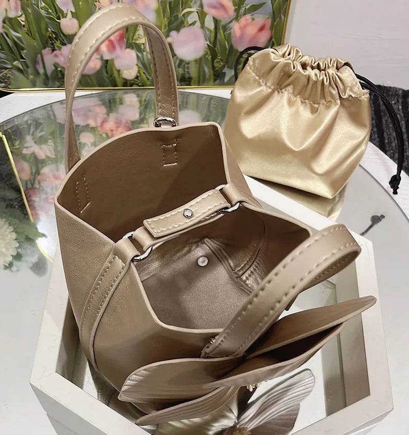 Fashion Flower Petals Evening Bag Purse Clutch Bag Crossbody Prom Women Luxury Wedding Party Crossbody Day Bag