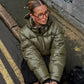 Women Hooded Thicken Warm Cotton Jacket Zipper Fashion Glossy Snow Winter Loose Female Coat Lace Up Casual Down Puffer Outwear