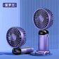 Mini Handheld Fan Foldable Neck Hanging Fan 5 Speed USB Rechargeable Portable Cool Fan with LED Digtal Display Low Noise Summer