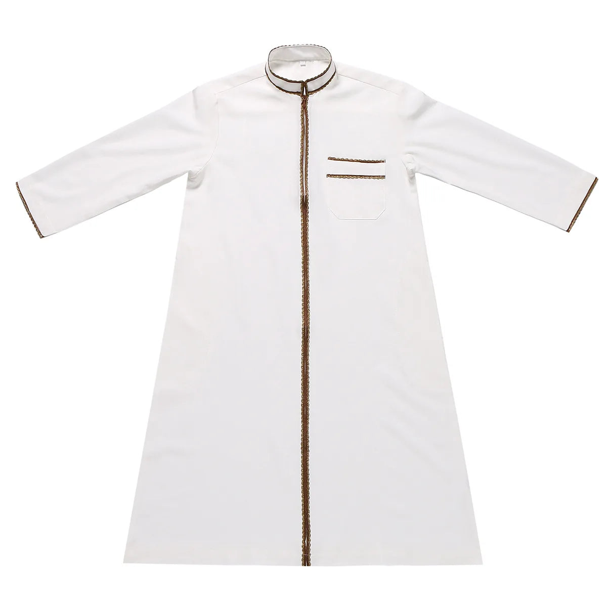 Eid Abaya Muslim Kids Embroidered Dress Arabia Children Kaftan Jubba Thobe Islamic Boys Long Sleeve Robe Middle East Clothing
