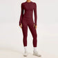 2/3PCS Yoga Set Women Gym Long Sleeve Sports Suits Fitness Bra Crop Top Workout Clothes Female Solid Seamless Legging Sportswear