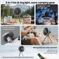 10000mAh 4000mAh Camping Fan Rechargeable Desktop Portable Circulator Wireless Ceiling Electric Fan with Power Bank LED Lighting