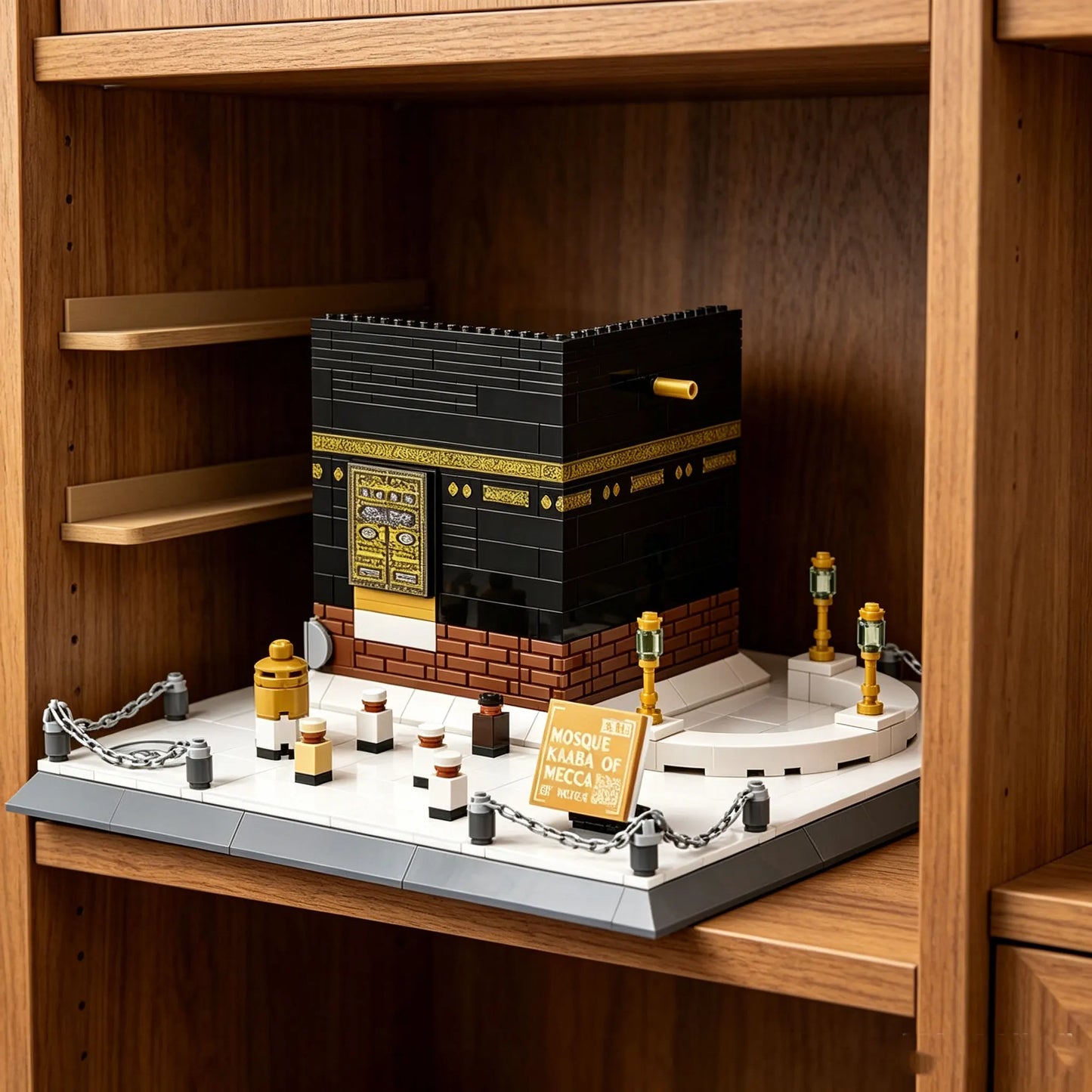 Luxury World Building Model 446 Pieces Plastic Set - Kaaba of Mecca - Educational Assembly Toy - Adult Toy - Gift