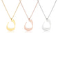 EUEAVAN Arabic Letter Pendant Necklace for Women Men Stainless Steel Arab Initial Alphabet Necklaces Lucky Amulet Muslim Jewelry