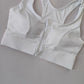 Women's High Impact Front Zipper Sports Bra Shockproof Quick Dry Yoga Top Running Vest Fitness Adjust Gym Underwear