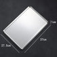 Rectangular 304 Stainless Steel Plate Barbecue Plate Hot Pot Buffet Tray Square Snack Dessert Trays Kitchen Cook Accessories