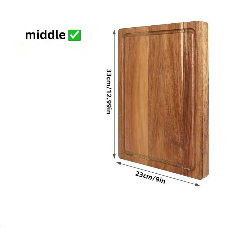 Wooden Cutting Boards Chopping Blocks Beech Walnut Cheese Cutting Board Butcher Block Meat Cutting Board For Kitchen Tools