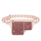 Medieval Punk Waist Bag PU Leather Retro Emboss Adjustable Outdoor Motorcycle Crossbody Pouch Casual Sports Portable Hip Bags