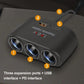 120W 3 In 1 Fast Charge Car Mobile Phone Charger Cigarette Lighter Adapter Fast Charging Plug Phone Power Adapter For Car DVR GP