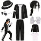 Michael Jackson Kids Clothes Halloween Cosplay Birthday Party Dance Performance Children's Costume Pop Star Boys Girls Outfits
