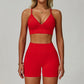 2/3PCS Seamless Yoga Set Gym Workout Suits Athletic Wear Women Legging Fitness Bra Crop Top Long Sleeve Sports Suits Sportswear