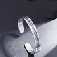 Islamic Ayatul Kursi Quran Verse Open Bangles Muslim Stainless Steel Men\'s Cuff Bracelet Arabic Calligraphy Allah Allah Jewelry