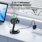Toocki 3-in-1 Magnetic Wireless Charger 25W Qi2.2 Fast Charging Desktop Wireless Stand For iPhone 15 16 17 Apple Watch Earbuds