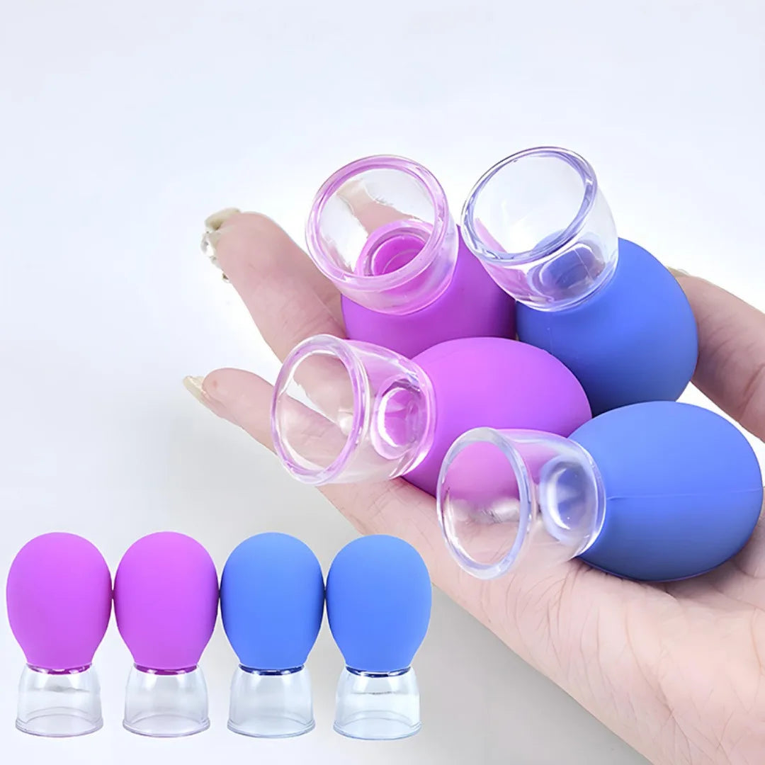 NEW Silicone Vacuum Cupping Jar Cellulite Massage For Face Acupuncture Hijama Suction Vacuum Tank Slimming Body Care Beauty Tool