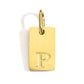 Polished Stainless Steel Square Gold Color Pendant Hang 26 Letters DIY Bracelet Pet Collar Necklace Jewelry Making