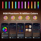 2 4 Light RGB Kit Smart LED Floor Lamp App Remote Control RGBIC Music Sync Timer for Gaming PC Computer Room Corner Lighting