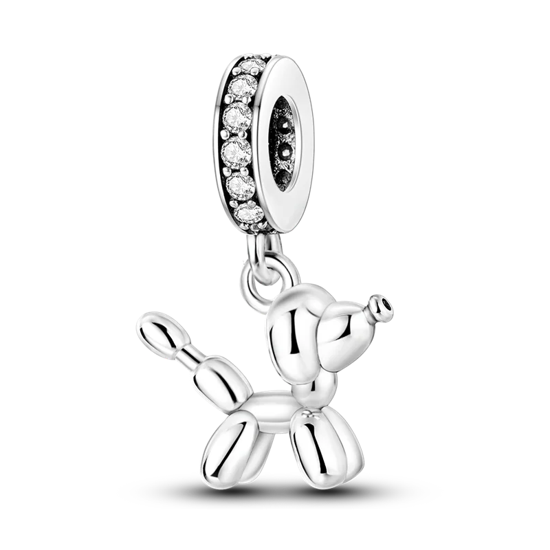 2026 Hot Sale Charms Bead 925 Sterling Sliver Pink Butterfly Luminous Firefly Dangle Fit Bangle Bracelet Necklace DIY Jewelry