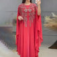 Women's flowing chiffon abaya in a Dubai-inspired modest occasion style
