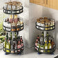 360° Rotatable Kitchen Storage Rack, Spice Organizer Turntable, Clean Storage Rack for Kitchen Accessories