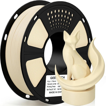 Geeetech 3d printer Filament PLA PETG Plastic 1kg 1.75mm,Tangle-Free, 3d printing wire materials, black, white, vacuum packaging