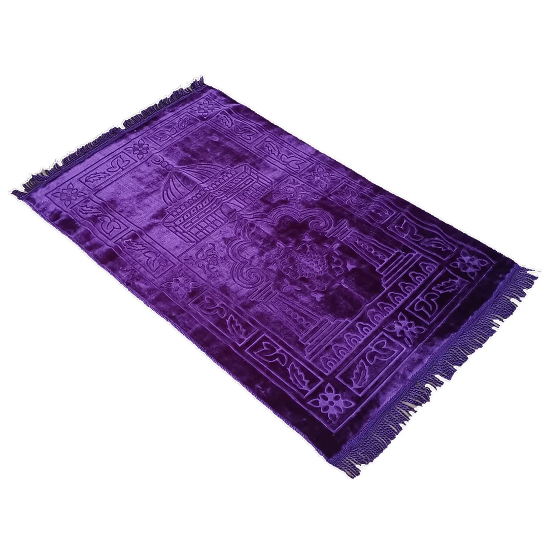 Prayer Rug Soft Sejadah Murah Velvet Sajadah Turkey Kiswah Pintu Kaabah Dari Mesir Hantaran Raudah