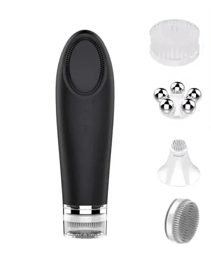 Warm Facial Cleanser Pore Cleaner Electric Face Washing Instrument Household Face And Eye Hot Compress Beauty Massager