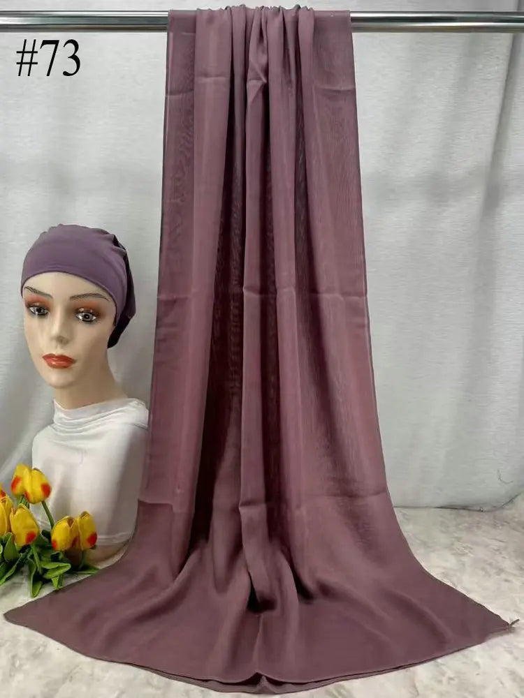 110colors Modal Hijab with Modal Undercap Set Basic Stretchy Pullover Headscarf Thin Breathable Sunscreen Head Wrap Hijabs Scarf