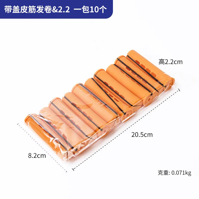 10pcs Hair Cold Roller Heatless Curling Curlers Hair Heatless Curling Rods Magic Hair Curlers Without Heat Wave Curly Perm Rods