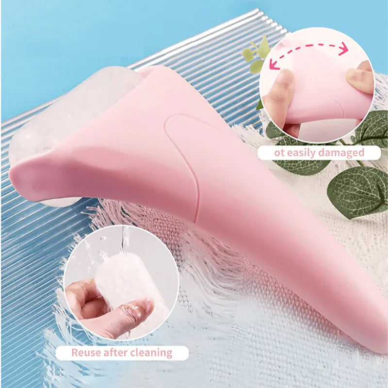 Ice Roller/massager Face Ice Head Roller Facial Cooling Beauty Tool Decrease Dark Circles Reusable Clean Ice Compress Care HF11