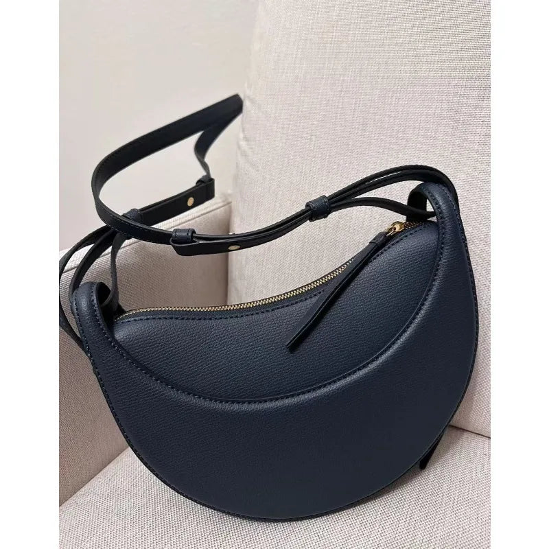 2025 Fashion Women's Bag High quality niche design Saddle bag Single shoulder crossbody bag Underarm bag