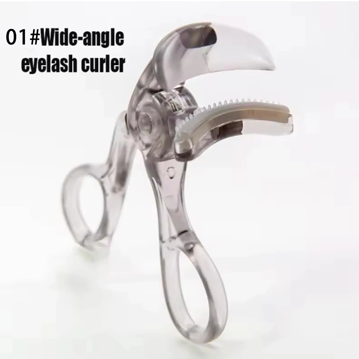 Dual-Type Eyelash Curler with Comb, Wide & Partial Clip Lash Curler Tool, Natural Curl Long-Lasting Eye Makeup Beauty Tool