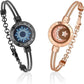 TOTWOO Long Distance Touch Bracelets for Couples ,Light up&Vibration Relationship Gifts for Lovers Smart Jewelry Love Bracelets