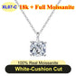 PureNew 1-5ct Classic Full Moissanite Necklace For Women S925 Silver Plated 18k Gold D Color VVS1 Women's Moissanite Chain Gift