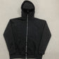 Y2k New Autumn/Winter Hot Diamond Double Hat Hoodie Dark Style Men's and Women's Same Zipper cardigan Embroidery