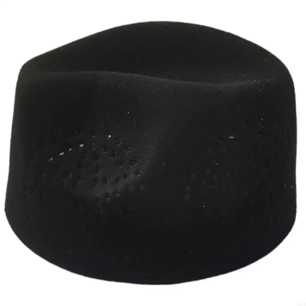 New Fabric Prayer Caps Soft Breathable Taqiyah Hat Hollowout Ethnic Festival Caps Worship