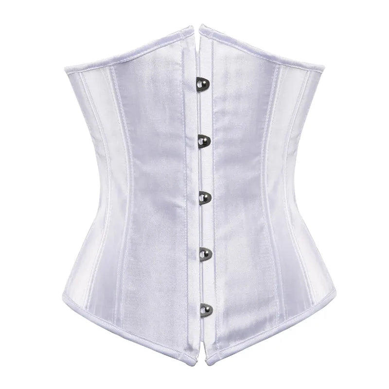 Sapubonva Corset Underbust Waist Cincher Workout Shape Body Belt Shapewear Corsets and Bustiers Lingerie Plus Size Women Gothic