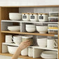 1/2pcs Kitchen Stretchable Cabinet Shelf Cupboard Separated Storage Rack Countertop Organizer Spice Organizer Shelf Save Space