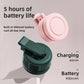 Mini Clip Fans Hanging Waist Neck Fan Girl Electric Air Cooling Fan 900mah USB Leafless Fan 3 Speeds Portable Cooler Air