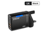 240W 5 in 1 USB C GaN Desktop Charger Fast Charge Phone Adapter 10A Type C Cable For iPhone Samsung Xiaomi EU/US/UK Plug Charger