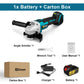 Gisam 125MM Brushless Electric Angle Grinder Variable Speed M14 Cutting Machine Woodworking Tool for Makita 18v Battery Pin