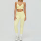 2/3PCS Seamless Yoga Set Gym Workout Suits Athletic Wear Women Legging Fitness Bra Crop Top Long Sleeve Sports Suits Sportswear