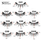 Magnetic Lashes Kit With Curler 10 pairs Reusable Fluffy Natural Magnetic Mink False Eyelashes Waterproof No Glue Needed Makeup