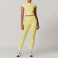 2 Pieces Sportswear Women Yoga Set Gym Clothes Sportswear Yoga Suits Fitness Set Tracksuits Sports Bra Gym High Waist Leggings